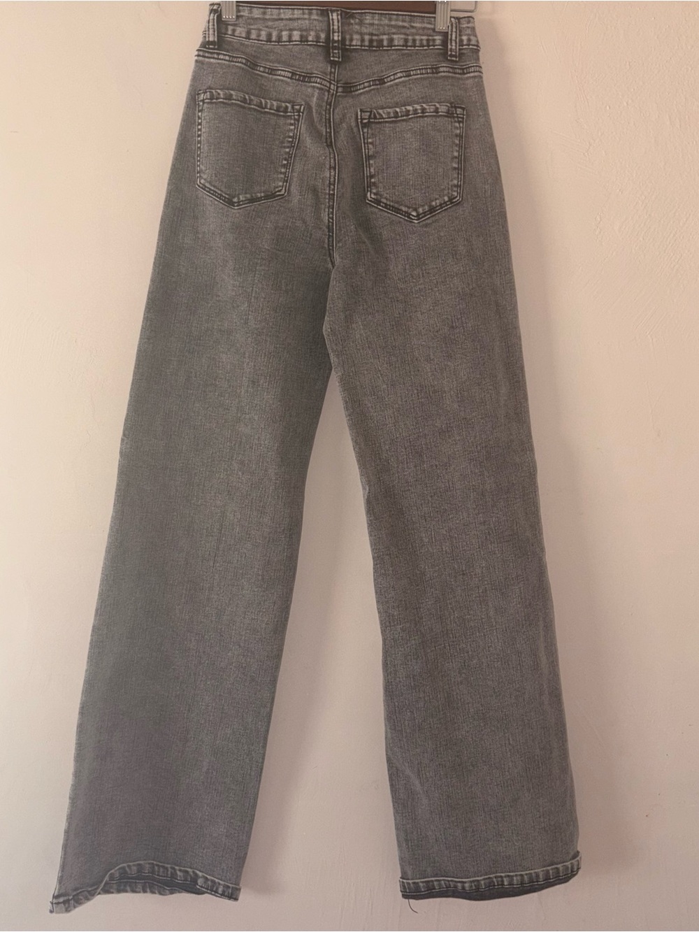 Telepatia High-Rise wide Leg Women Jeans - Grey - Picture 4 of 5